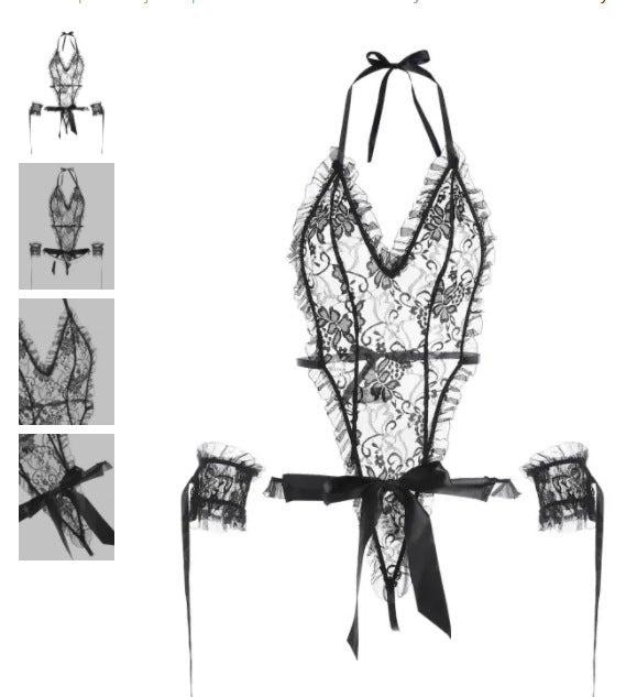 Fashion Personalized Women's Lace Jumpsuit