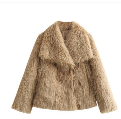 Women's Toka Fox Fur Jacket Women's Autumn And Winter Furry Fur Clothing Coat Imitation