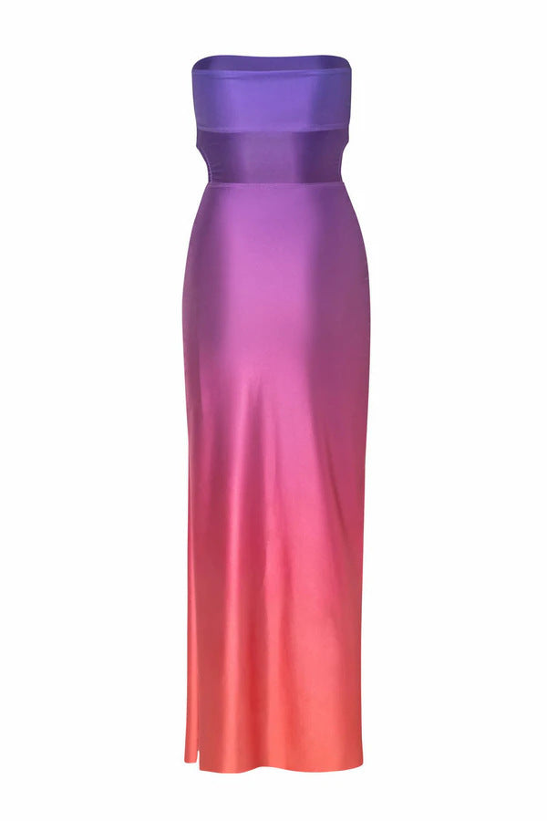 Women's Backless Mid-length Split Skirt