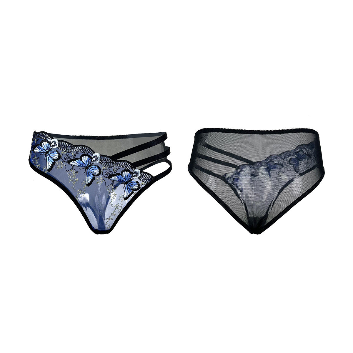 Female Creative Printed Hollow T-shaped Underwear