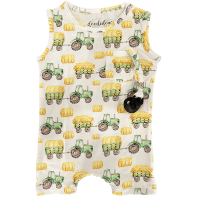 Hay Y'all - Doodalou Bamboo Baby Romper Tank with Shorts - 18 - 24