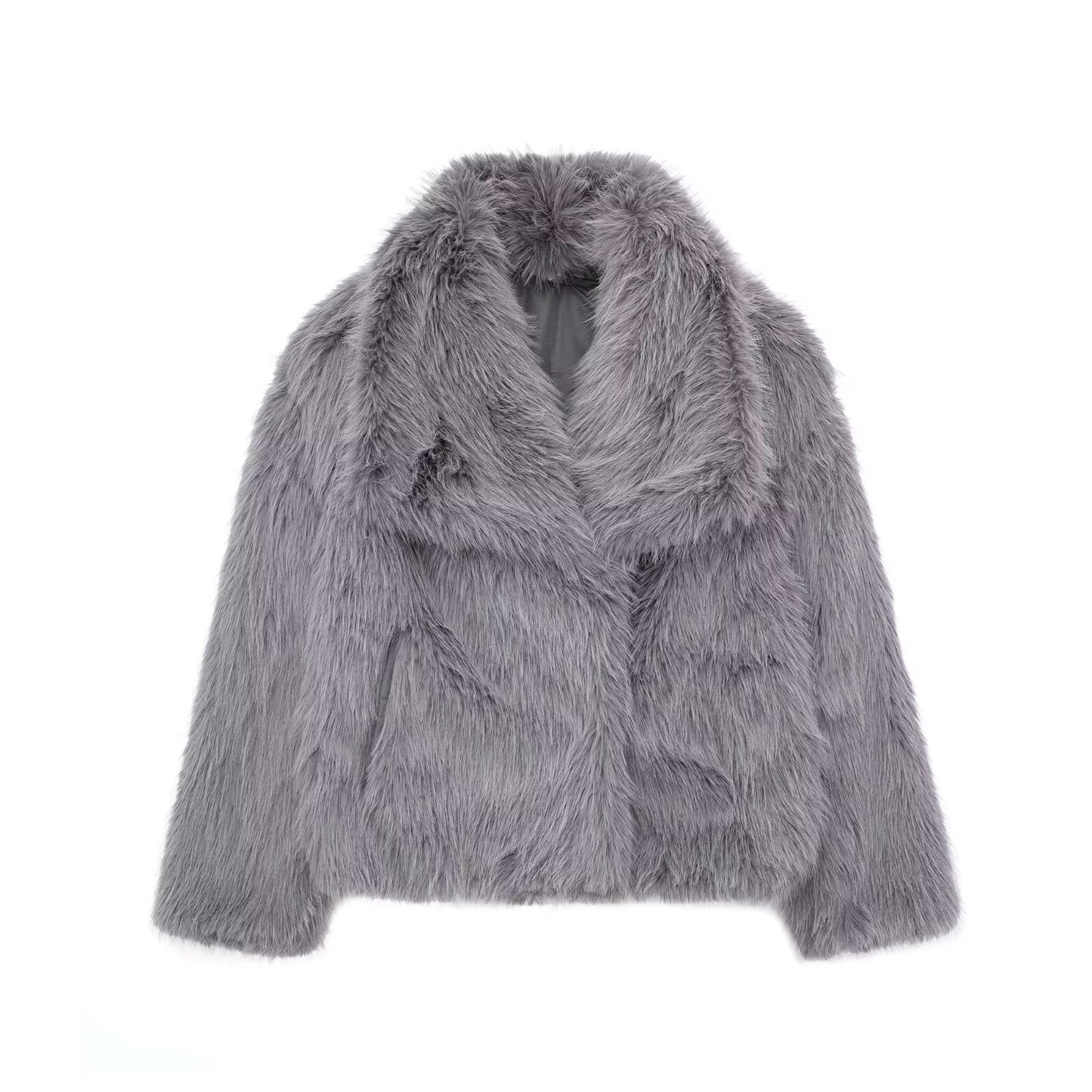 Women's Toka Fox Fur Jacket Women's Autumn And Winter Furry Fur Clothing Coat Imitation